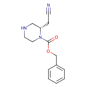 (S)-2-(氰甲基)哌嗪-1-甲酸苄酯